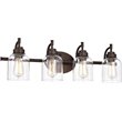 CHLOE Adair Transitional 4 Light Oil Rubbed Bronze Bath Vanity Fixture 30