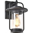 CHLOE Jeffrey Transitional 1 Light Textured Black Outdoor Wall Sconce 13