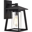 CHLOE Russell Transitional 1 Light Textured Black Outdoor Wall Sconce 11