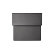CHLOE Campbell Contemporary LED Light Textured Black Outdoor Wall Sconce 6