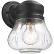 CHLOE Levi Transitional 1 Light Textured Black Outdoor Wall Sconce 9