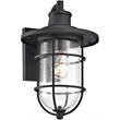 CHLOE Markus Transitional 1 Light Textured Black Outdoor Wall Sconce 14