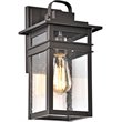 CHLOE Brian Transitional 1 Light Rubbed Bronze Outdoor Wall Sconce 13