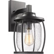 CHLOE Jackson Transitional 1 Light Textured Black Outdoor Wall Sconce 14