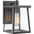 CHLOE Gabriel Transitional 1 Light Textured Black Outdoor Wall Sconce 10