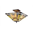 CHLOE Kinsey 2 Light Mission Semi-flush Ceiling Fixture 14