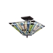 CHLOE Kinsey 2 Light Mission Semi-flush Ceiling Fixture 14