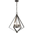 CHLOE Hudson Transitional 6 Light Rubbed Bronze Ceiling Pendant 20