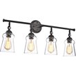 CHLOE Cheryl Contemporary 4 Light Rubbed Bronze Bath Vanity Fixture 30