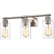 CHLOE Mercy Contemporary 3 Light Brushed Nickel Bath Vanity Fixture 22