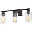 CHLOE Mercy Contemporary 3 Light Rubbed Bronze Bath Vanity Fixture 22
