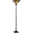 CHLOE Innes Tiffany-style 1 Light Mission Torchiere Floor Lamp 14