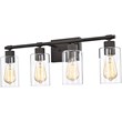 CHLOE Mercy Contemporary 4 Light Rubbed Bronze Bath Vanity Fixture 27