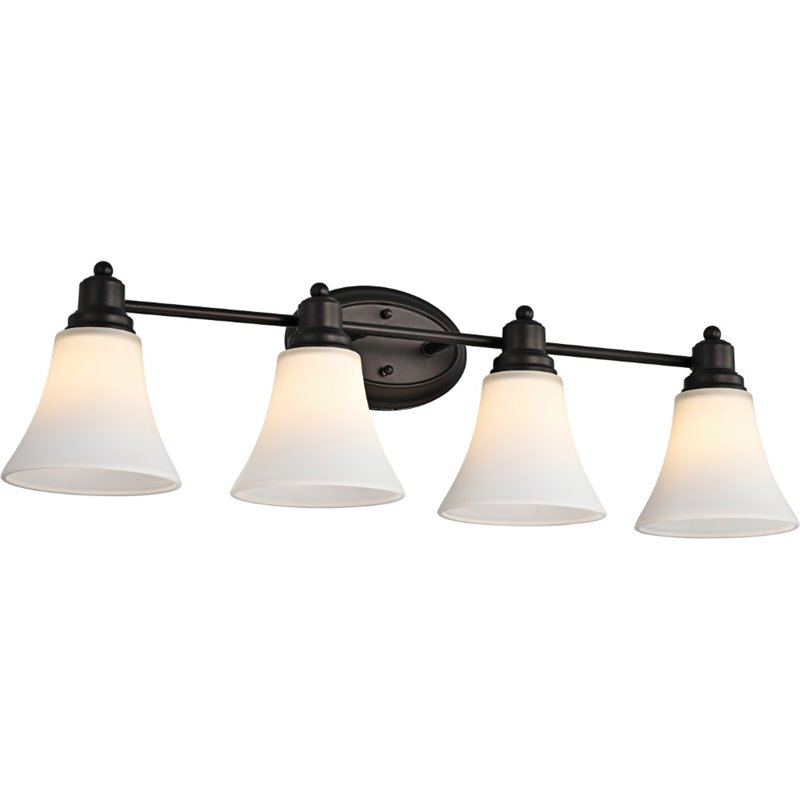 CHLOE Janet Contemporary 4 Light Rubbed Bronze Bath Vanity Fixture 30