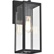 CHLOE Richard Transitional 1 Light Textured Black Outdoor Wall Sconce 14