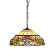 CHLOE Hester Tiffany-style 2 Light Victorian Ceiling Pendant Fixture 18