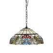 CHLOE Hester Tiffany-style 2 Light Victorian Ceiling Pendant Fixture 18