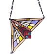 CHLOE Cienna Mission Tiffany-glass Window Panel 8
