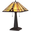 CHLOE Kent Tiffany-style 2 Light Mission Table Lamp 16