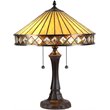 CHLOE Ingrid Tiffany-style 2 Light Mission Table Lamp 16