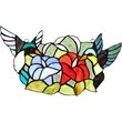 CHLOE Nectar Tiffany-style Animal Design Window Panel 15