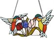 CHLOE Nectar Tiffany-style Animal Design Window Panel 16