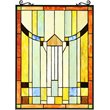 CHLOE Kinsey Tiffany-style Misssion Design Window Panel 18