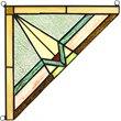 CHLOE Desmund Mission Tiffany-glass Window Panel 8