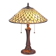 CHLOE Fanny Tiffany-style Victorian 2 Light Table Lamp 16