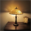 CHLOE Fanny Tiffany-style Victorian 2 Light Table Lamp 16