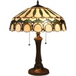 CHLOE Claude Tiffany-style 2 Light Victorian Table Lamp 17