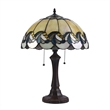 CHLOE Effie Tiffany-style 2 Light Victorian Table Lamp 16