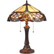 CHLOE Caroline Victorian 2 Light Dark Bronze Table Lamp 16