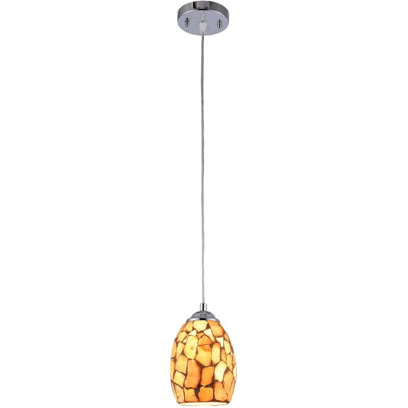 CHLOE Kai Mosaic 1 Light Ceiling Mini Pendant 5