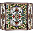 CHLOE Aylee Tiffany-style 3pcs Folding Victorian Fireplace Screen 44