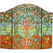 CHLOE Eden Tiffany-style 3pcs Folding Fireplace Screen 44x35