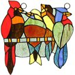 CHLOE Harley Tiffany-glass Window Panel 9