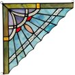 CHLOE Obsidian Mission Tiffany-glass Window Panel 10