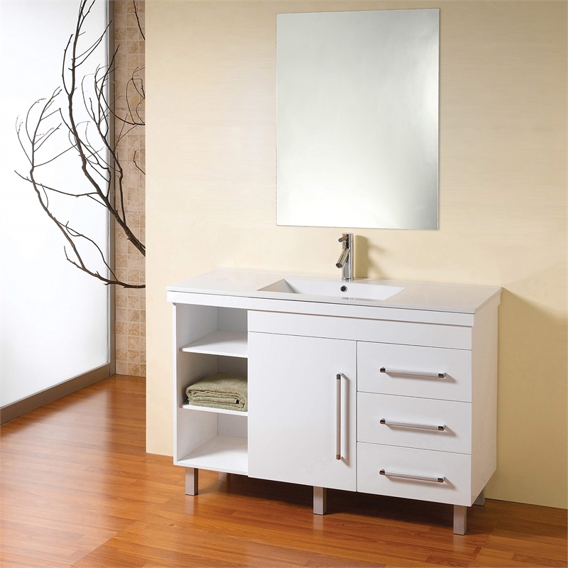 CHLOE Baldwin Large Frameless Wall Mirror 28x35