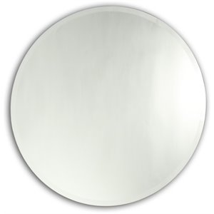 CHLOE Dodson Large Frameless Wall Mirror 23x23