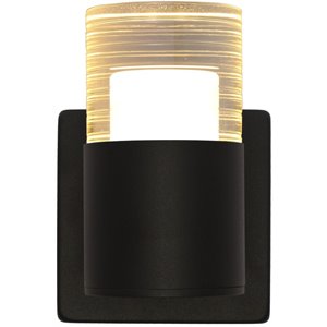 CHLOE Anwar 1 Light LED In/Out Door Wall Sconce 3000K Warm White 7&quot Tall