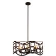 CHLOE Willow Transitional 6 Light Oil Rubbed Bronze Ceiling Pendant 25