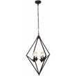 CHLOE Kyra Transitional 4 Light Rubbed Bronze Ceiling Pendant 19.5