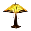 CHLOE Graham Tiffany-style 2 Light Mission Table Lamp 16
