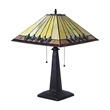 CHLOE Graham Tiffany-style 2 Light Mission Table Lamp 16