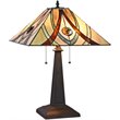 CHLOE Orson Tiffany-style 2 Light Mission Table Lamp 16