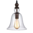 CHLOE Manette Industrial 1 Light Rubbed Bronze Ceiling Mini Pendant 8