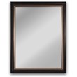 CHLOE'S Reflection Black Walnut Finish Framed Wall Mirror 35