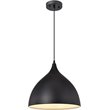 CHLOE Walter Industrial 1 Light Textured Black Mini Pendant Ceiling Fixture 14