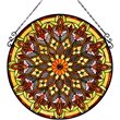 CHLOE Arabella Tiffany-Style Victorian Stained Glass Window Panel 26